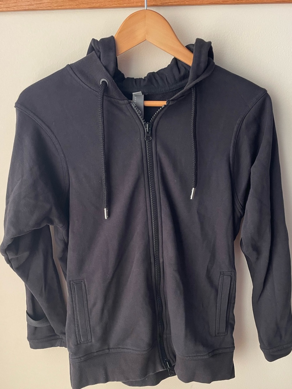 Adidas x Stella McCartney Black Full Zip Hooded Jacket size XS